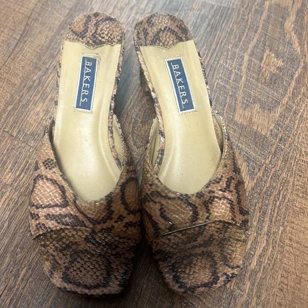Faux Snakeskin Pumps by Bakers 7B - Picture 2 of 8